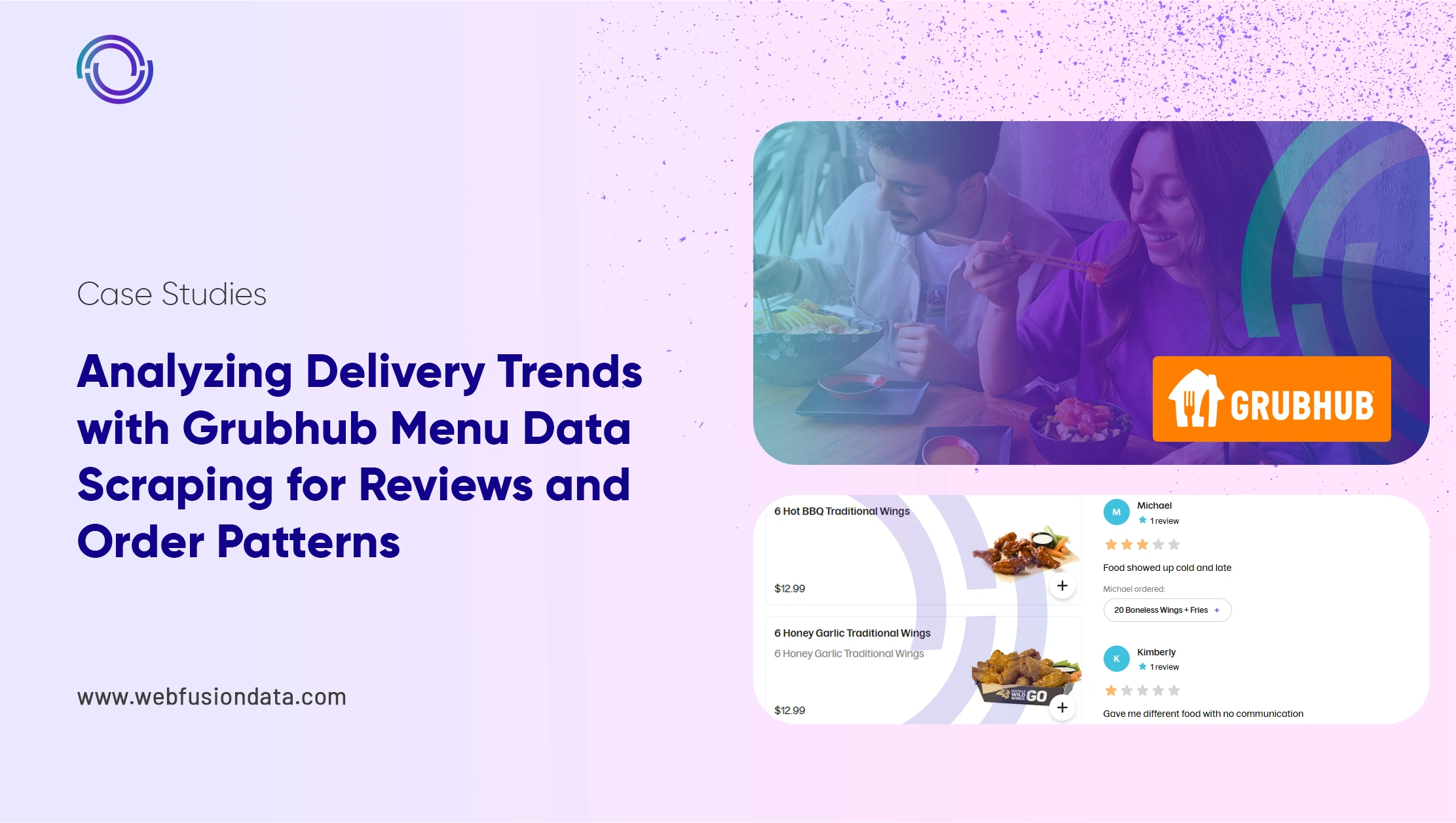 Analyzing Delivery Trends with Grubhub Menu Data Scraping for Reviews and Order Patterns