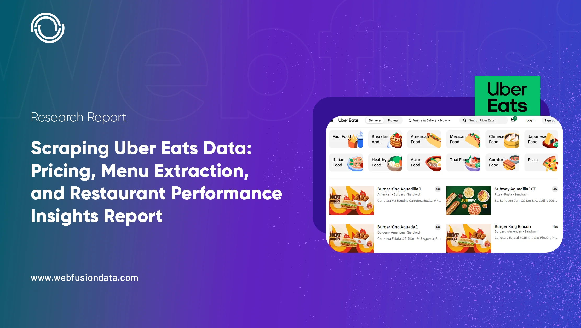 Scraping Uber Eats Data: Pricing, Menu Extraction, and Restaurant Performance Insights Report